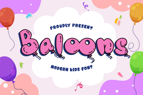 Baloons: A Playful Font for Creative Projects