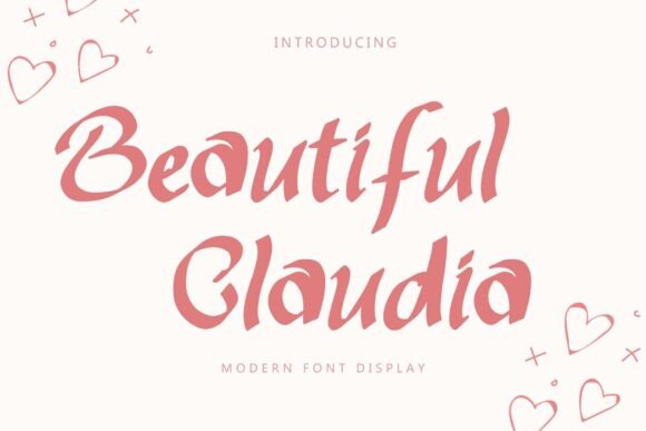 Beautiful Claudia: The Font That Elevates Your Brand’s Visual Identity