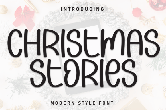 Christmas Stories: A Handwritten Font for Festive Branding