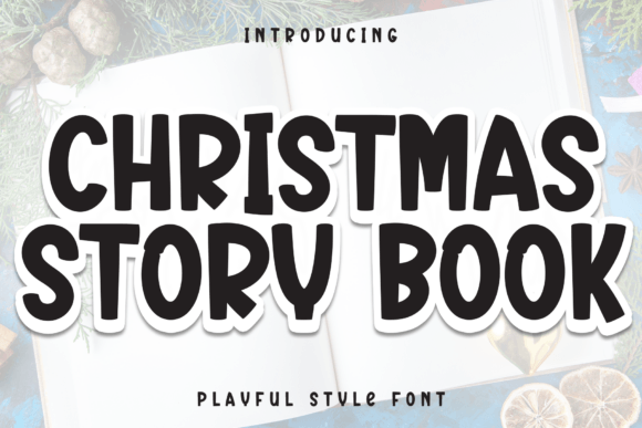 Christmas Story Book Font for a Festive Brand Upgrade