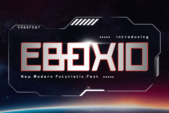 Eboxio: A Futuristic Font for Modern Branding