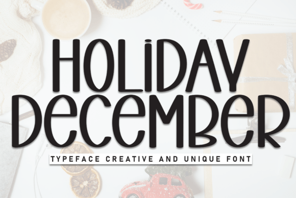 Enhance Your Brand with Holiday December: A Festive Handwritten Font for Business