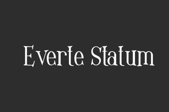 Everte Statum: A Magical Display Font for Handmade Creators