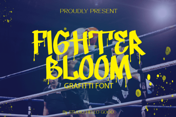 Fighter Bloom Font: Bold Design for Modern Creatives