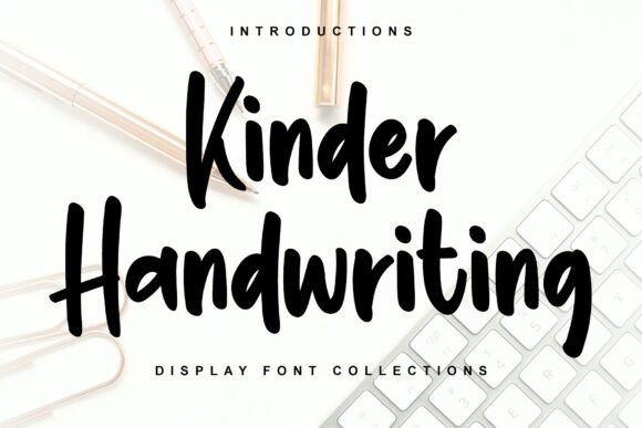 Kinder Handwriting: A Festive Font for Seasonal Creativity