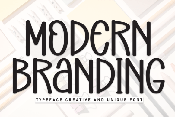 Modern Branding Font for Professional and Warm Business Identity