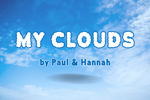 My Clouds Display Font for Creative Campaigns