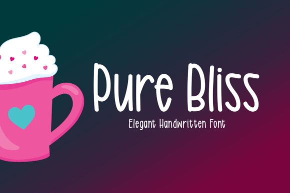 Pure Bliss: A Handwritten Font for Emotional Branding