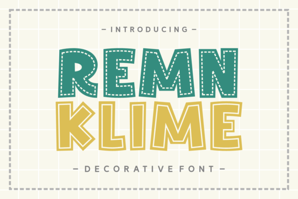 Remn Klime: A Bold Display Font for Powerful Branding