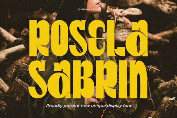 Rosela Sabrin: A Modern Display Font for Editorial Elegance