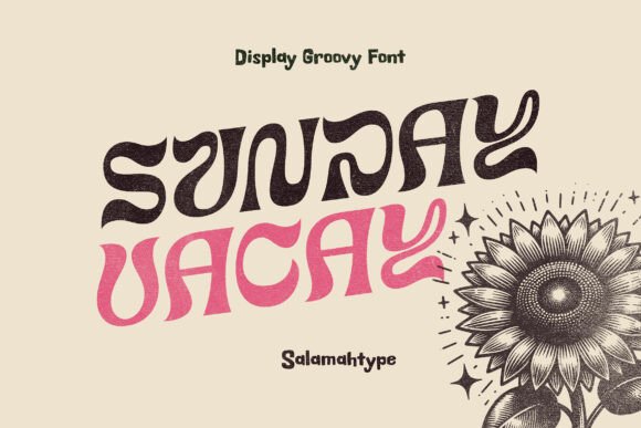 Sunday Vacay Font Review: Groovy and Fun for Branding Projects