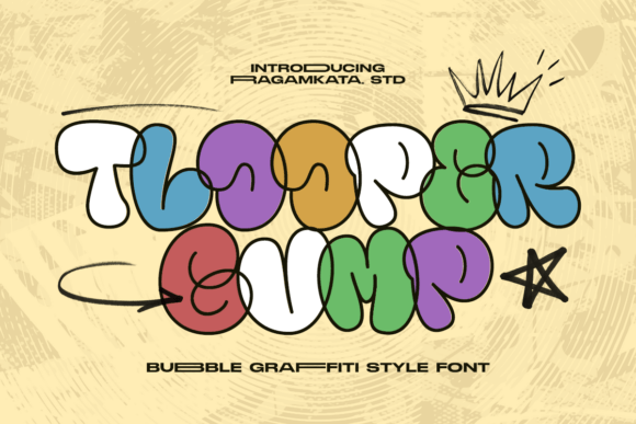 Tlooper Gump: A Bold Display Font for Creative Crafters and Designers