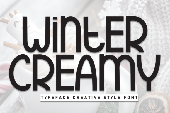 Winter Creamy: A Handwritten Display Font for Editorial Design